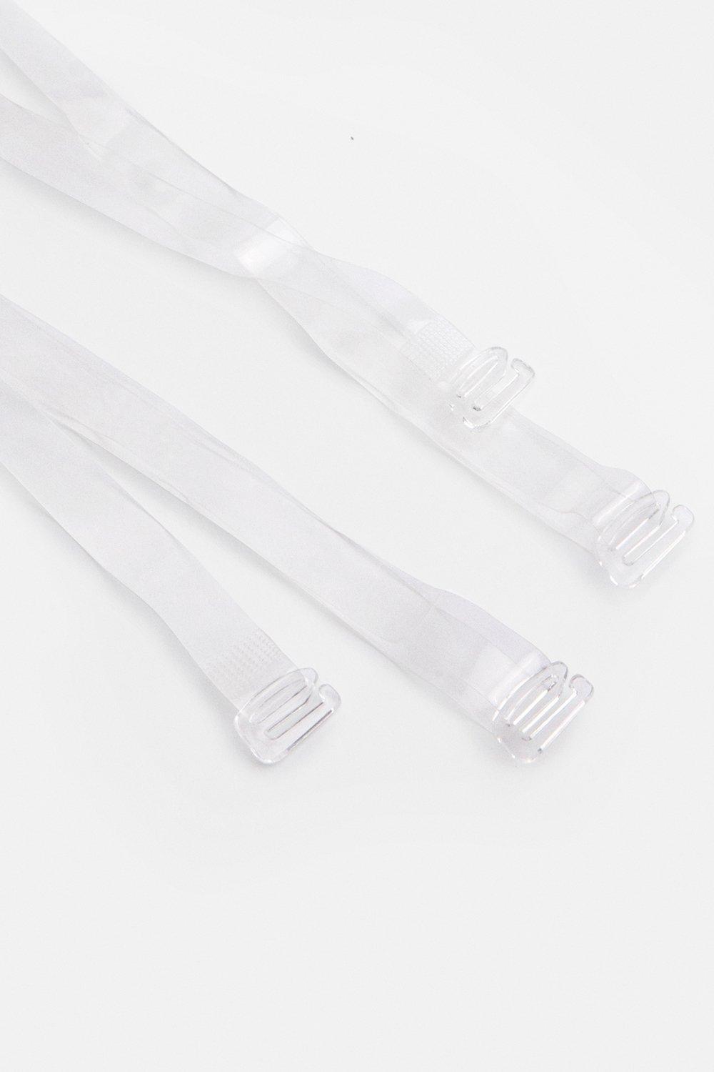Bra STRAPS Removable Straps Transparent Silicone Adjustable